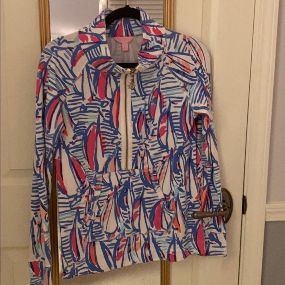 Limit Pulitzer sail boat design quarter zip